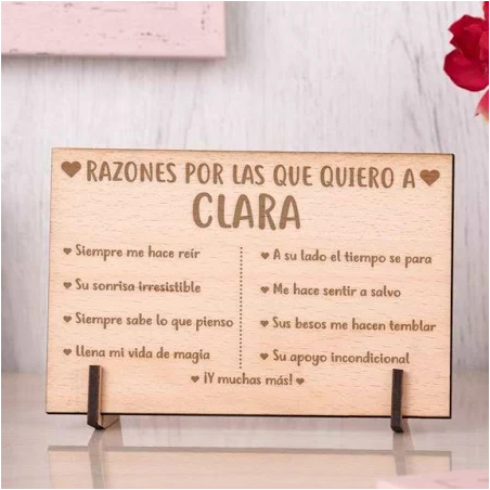 Carta especial San Valentin