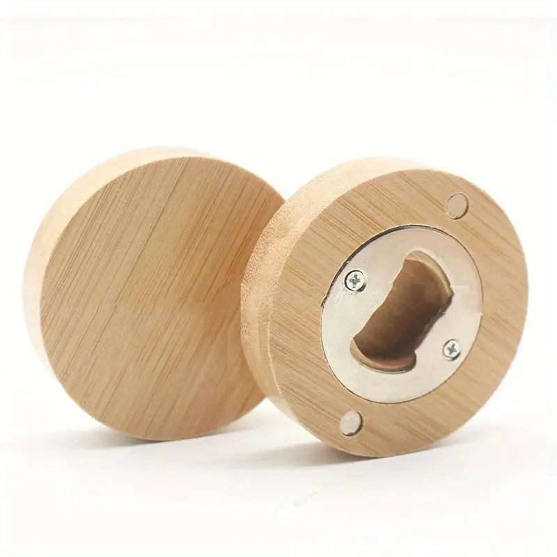 Imán-abridor magnético de madera Imán-abridor magnético de madera